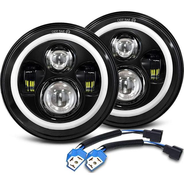 Colight 2PCS 7 Inch LED Headlights Round